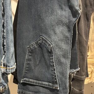 MOTHER Dark Blue Ankle Jeans